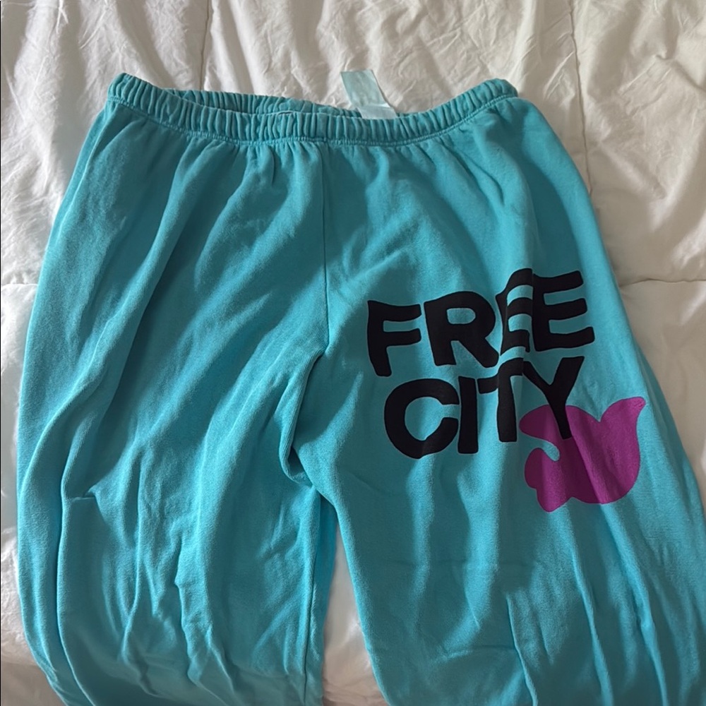 Free City Blue Sweatpants - Picture 3 of 4